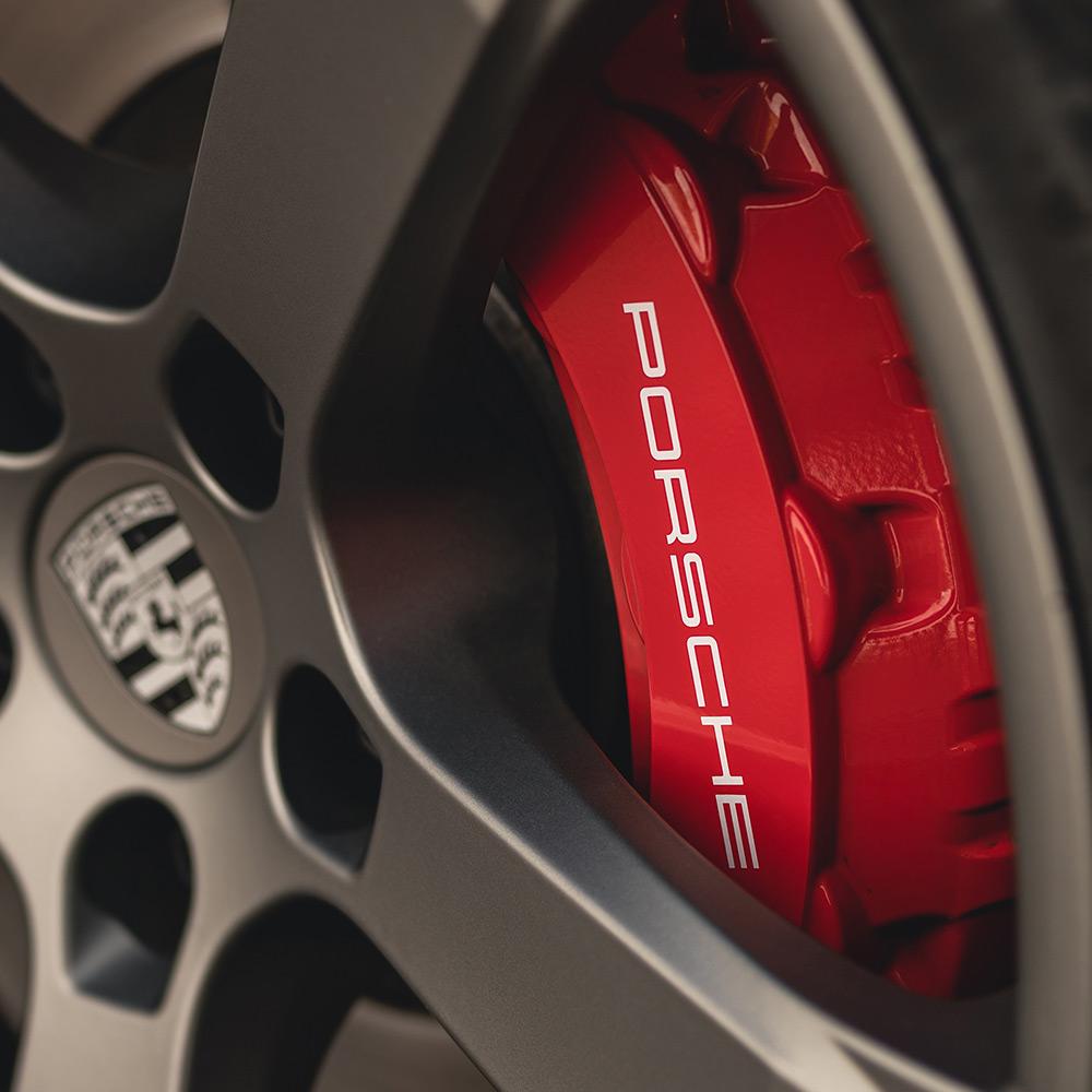 Porsche Red Caliper